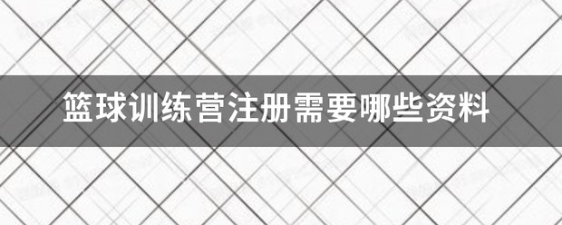 篮球训练营场地图片高清